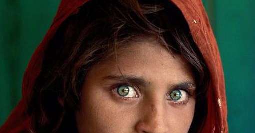 Foto "Ragazza Afgana" di Steve McCurry